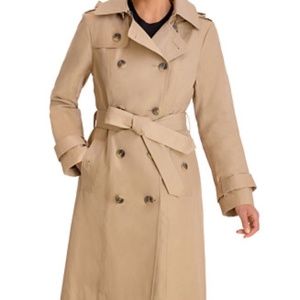 London Fog Double Breasted Trench Coat